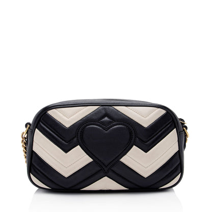 Gucci Matelasse Leather GG Marmont Small Shoulder Bag (SHF-cKg6iD)