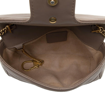 Gucci Matelasse Leather GG Marmont Super Mini Bag (SHF-5Cn5zY)