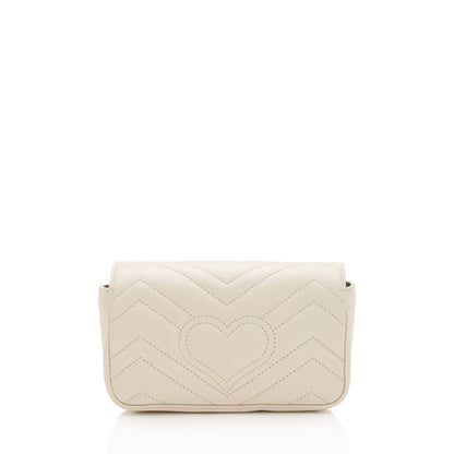 Gucci Matelasse Leather GG Marmont Super Mini Bag (SHF-dN0cWo)