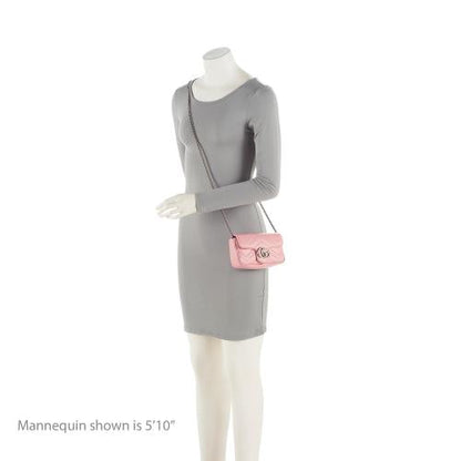 Gucci Matelasse Leather GG Marmont Super Mini Flap Bag (SHF-YnNOt3)