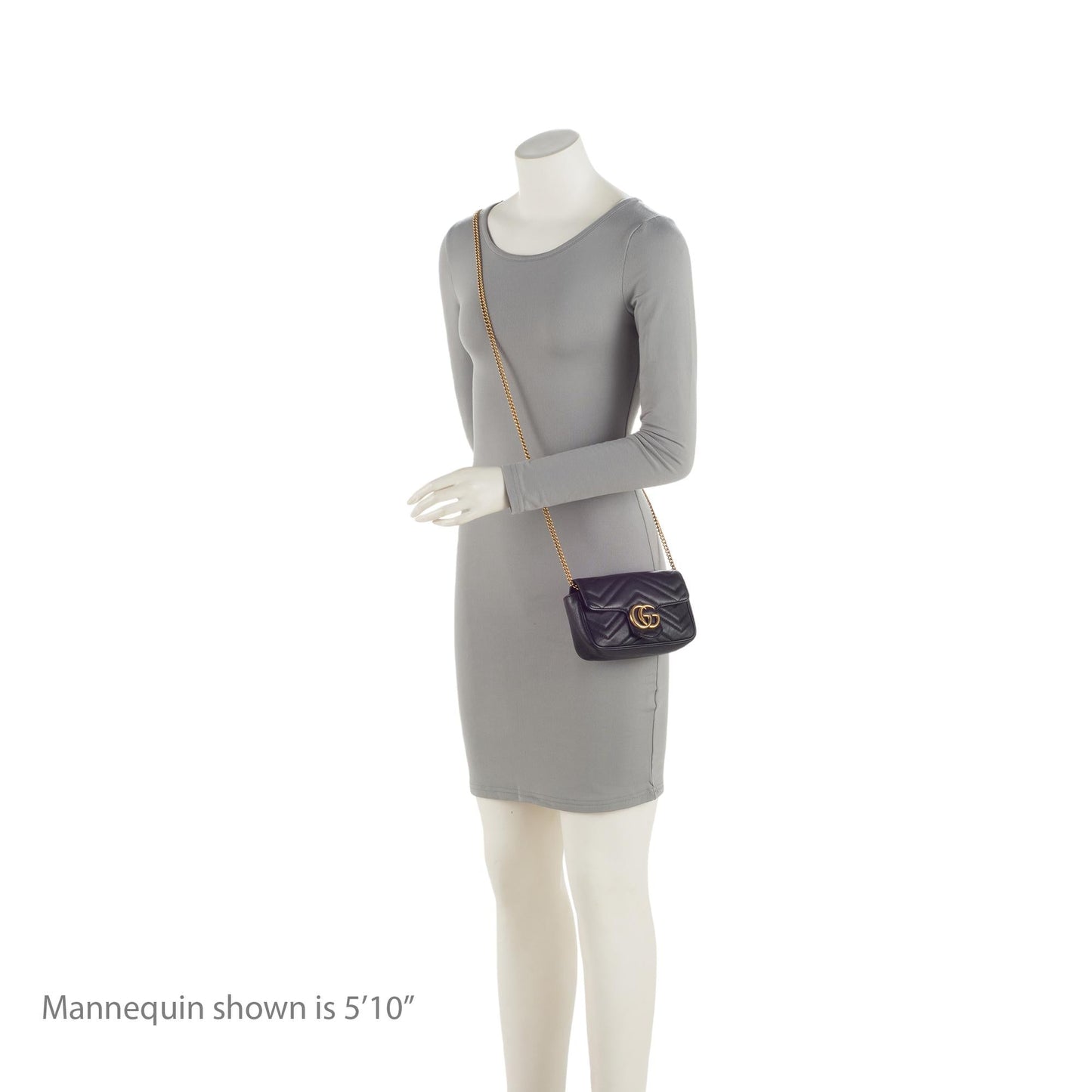 Gucci Matelasse Leather GG Marmont Super Mini Flap Bag (SHF-a6vrvo)