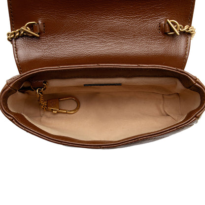 Gucci Matelasse Leather GG Marmont Super Mini Flap Bag (SHF-OIMhbP)