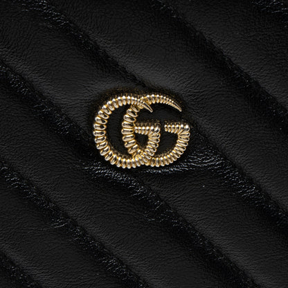 Gucci Matelasse Leather Torchon GG Marmont Chain Tote