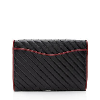 Gucci Matelasse Leather Torchon GG Marmont Clutch (SHF-AQeHxl)