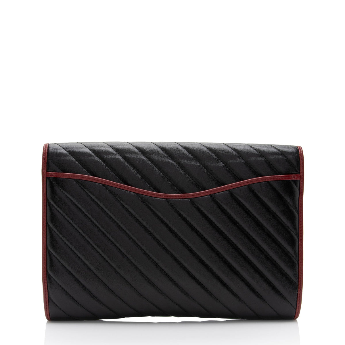 Gucci Matelasse Leather Torchon GG Marmont Clutch (SHF-CeLx8H)