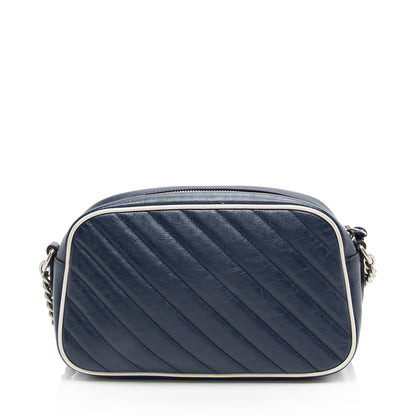 Gucci Matelasse Leather Torchon GG Marmont Small Shoulder Bag