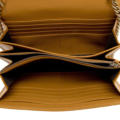 Gucci Matelasse Raffia GG Marmont Mini Wallet on Chain Bag (SHF-voc2lF)