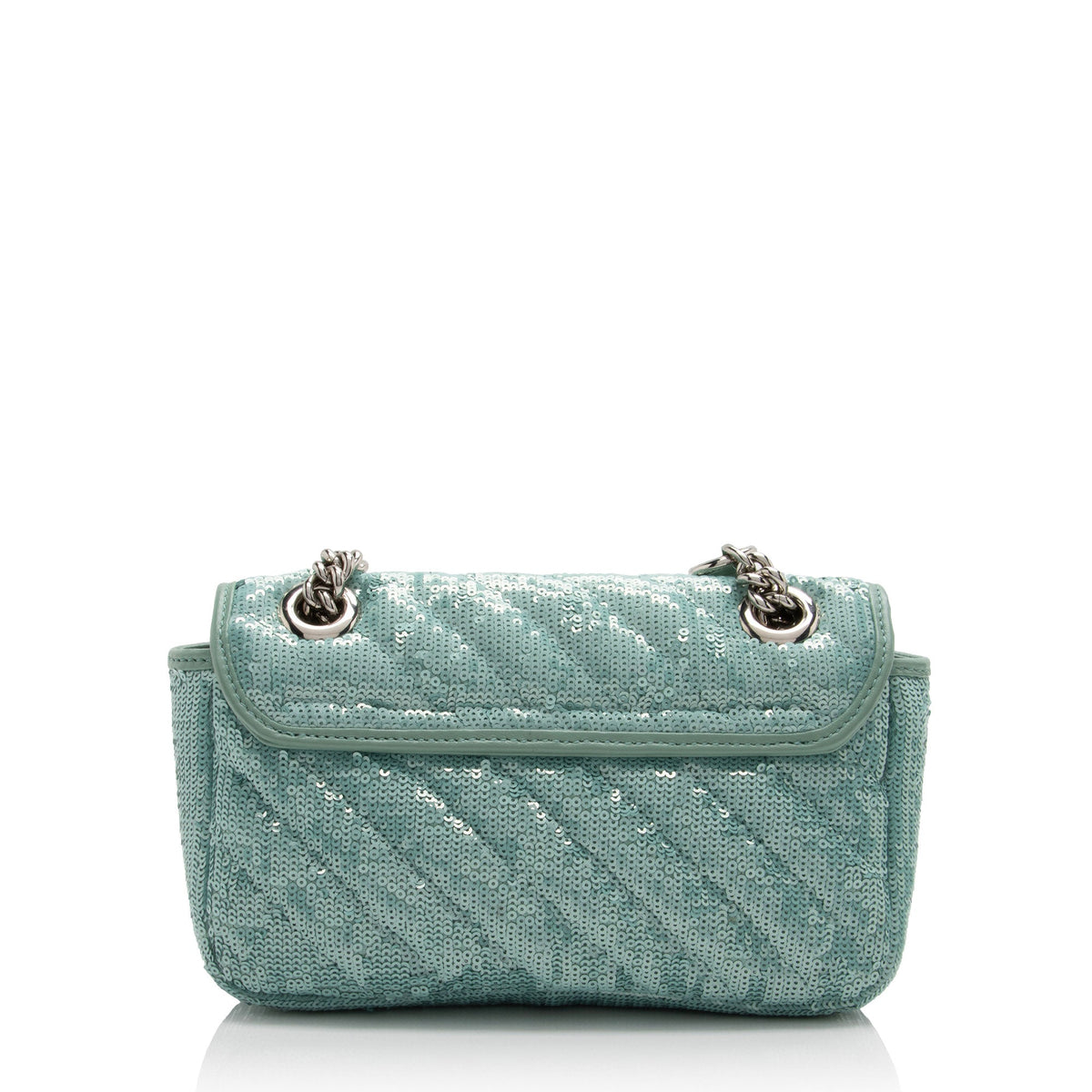 Gucci Matelasse Sequin GG Marmont Mini Flap Bag (SHF-09pAUc)