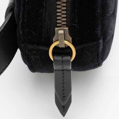 Gucci Matelasse Velvet GG Marmont Belt Bag - Size 30 / 75 (SHF-Wj8bXc)