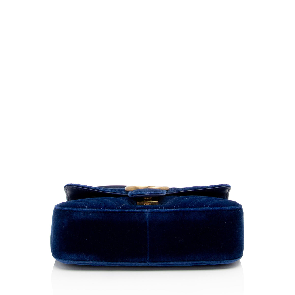 Gucci Matelasse Velvet GG Marmont Mini Flap Bag (SHF-YOfJ5m)