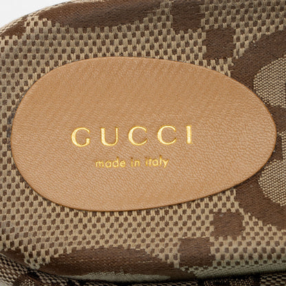 Gucci Jubmo GG Canvas Angelina Slide Platform Sandals - Size 10.5 / 40.5 (SHF-keKlQ2)