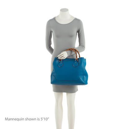 Gucci Leather Bamboo  Diana Tote (SHF-duMfuS)