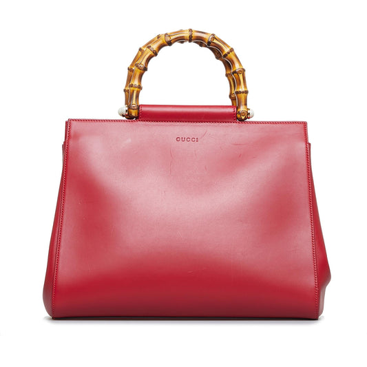 Gucci Medium Bamboo Nymphaea (SHG-4eWK2r)