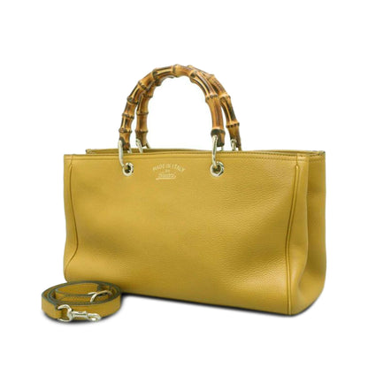 Gucci Medium Bamboo Shopper (SHG-hJilLs)