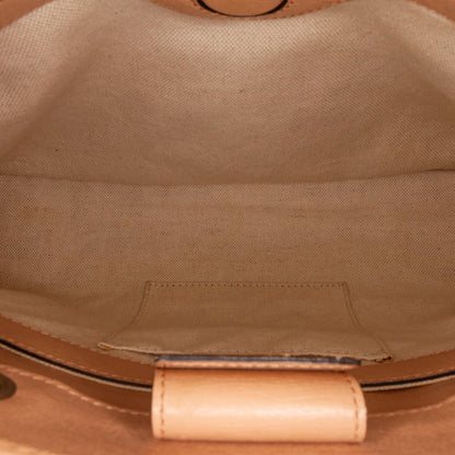 Gucci Medium Blooms Bamboo Shopper (SHG-7mrClL)