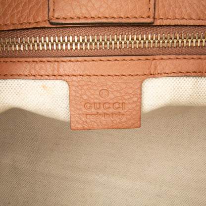 Gucci Medium Calfskin Bamboo Shopper Satchel