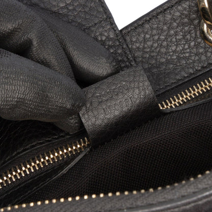 Gucci Medium Calfskin Bamboo Shopper Satchel