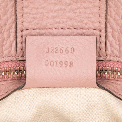 Gucci Medium Calfskin Bamboo Shopper Satchel