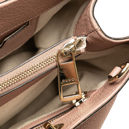 Gucci Medium Calfskin Bamboo Shopper Satchel