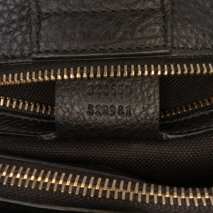 Gucci Medium Calfskin Bamboo Shopper Satchel
