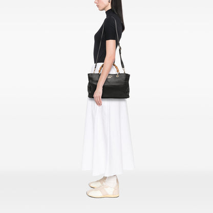Gucci Medium Calfskin Bamboo Shopper Satchel