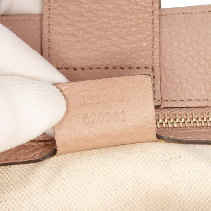 Gucci Medium Calfskin Bamboo Shopper Satchel