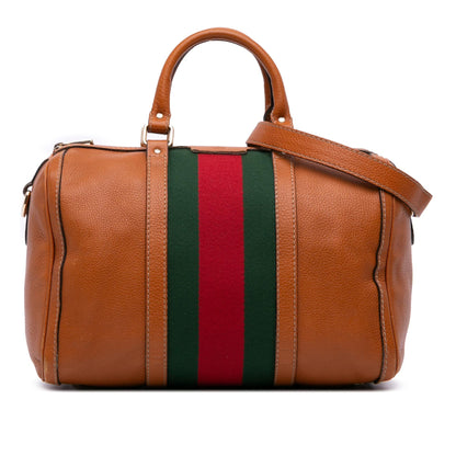 Gucci Medium Calfskin Web Joy Boston Bag