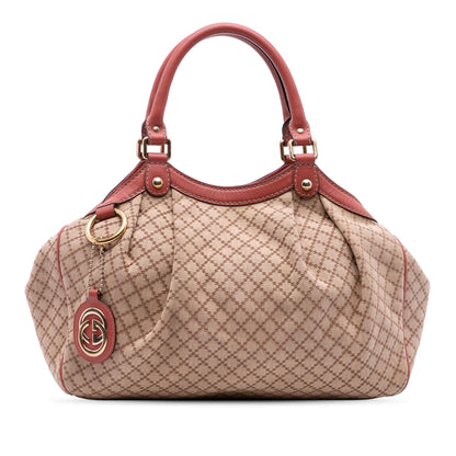 Gucci Medium Diamante Canvas Sukey Tote