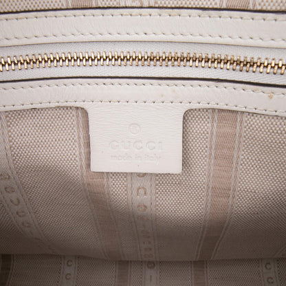 Gucci Medium Diamante Leather Boston Bag