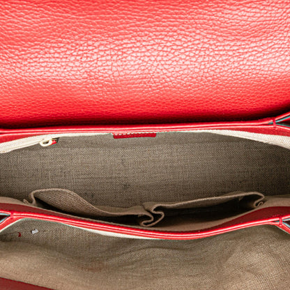 Gucci Medium Dollar Calf Interlocking G Satchel