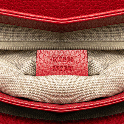 Gucci Medium Dollar Calf Interlocking G Satchel