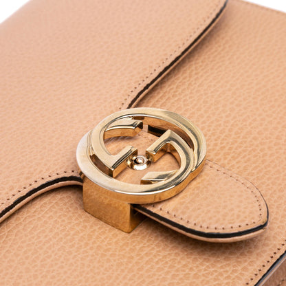 Gucci Medium Dollar Calfskin Interlocking G Crossbody