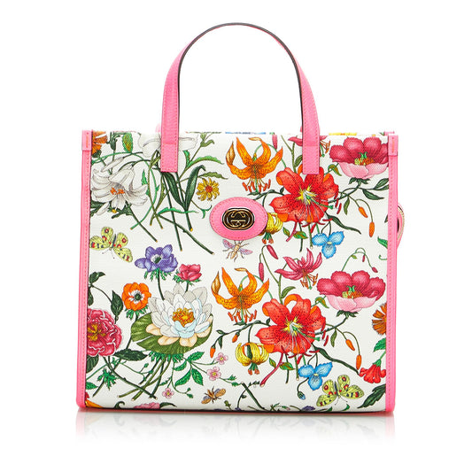 Gucci Medium Flora Satchel (SHG-ebZ0Dt)