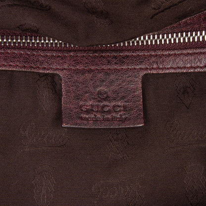 Gucci Medium GG Canvas Bamboo Bar Tote