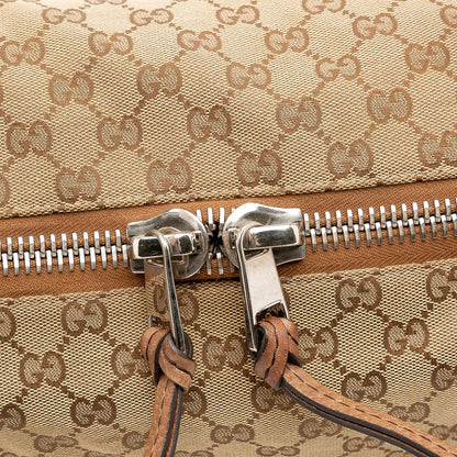 Gucci Medium GG Canvas Bamboo Bar Tote