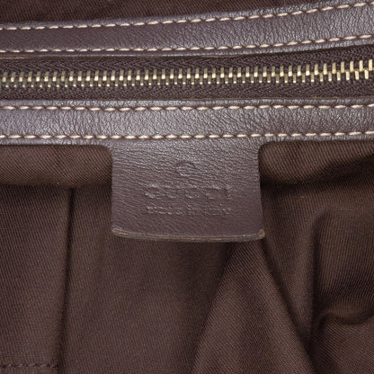 Gucci Medium GG Canvas Bamboo Indy Hobo