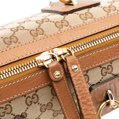 Gucci Medium GG Canvas Charm Satchel