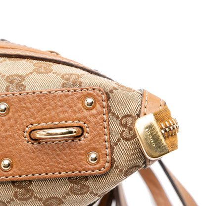 Gucci Medium GG Canvas Charm Satchel
