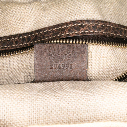 Gucci Medium GG Canvas New Jackie Satchel