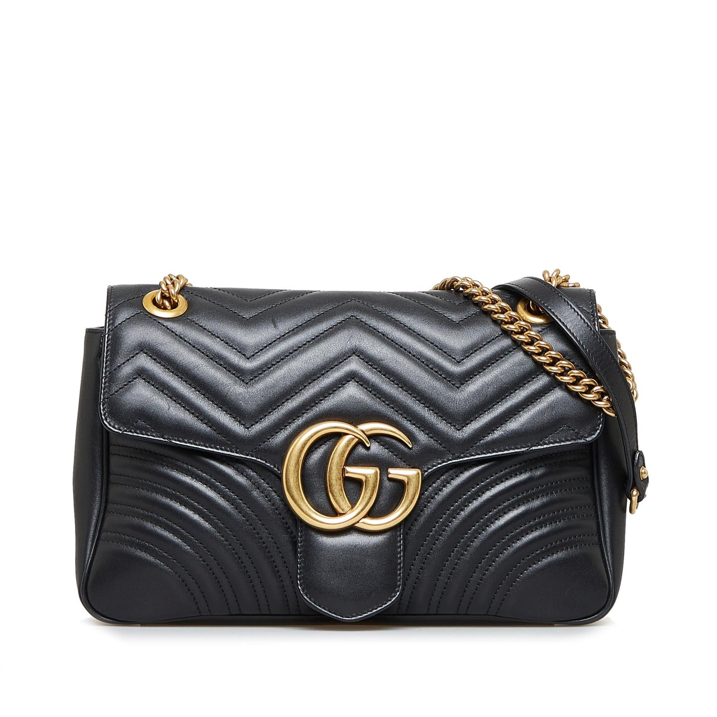 Gucci Medium GG Marmont Crossbody (SHG-A8Ntcs)