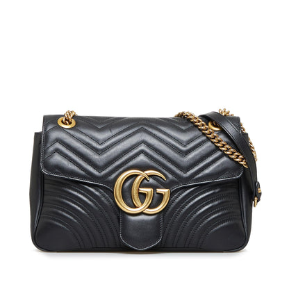 Gucci Medium GG Marmont Crossbody (SHG-A8Ntcs)