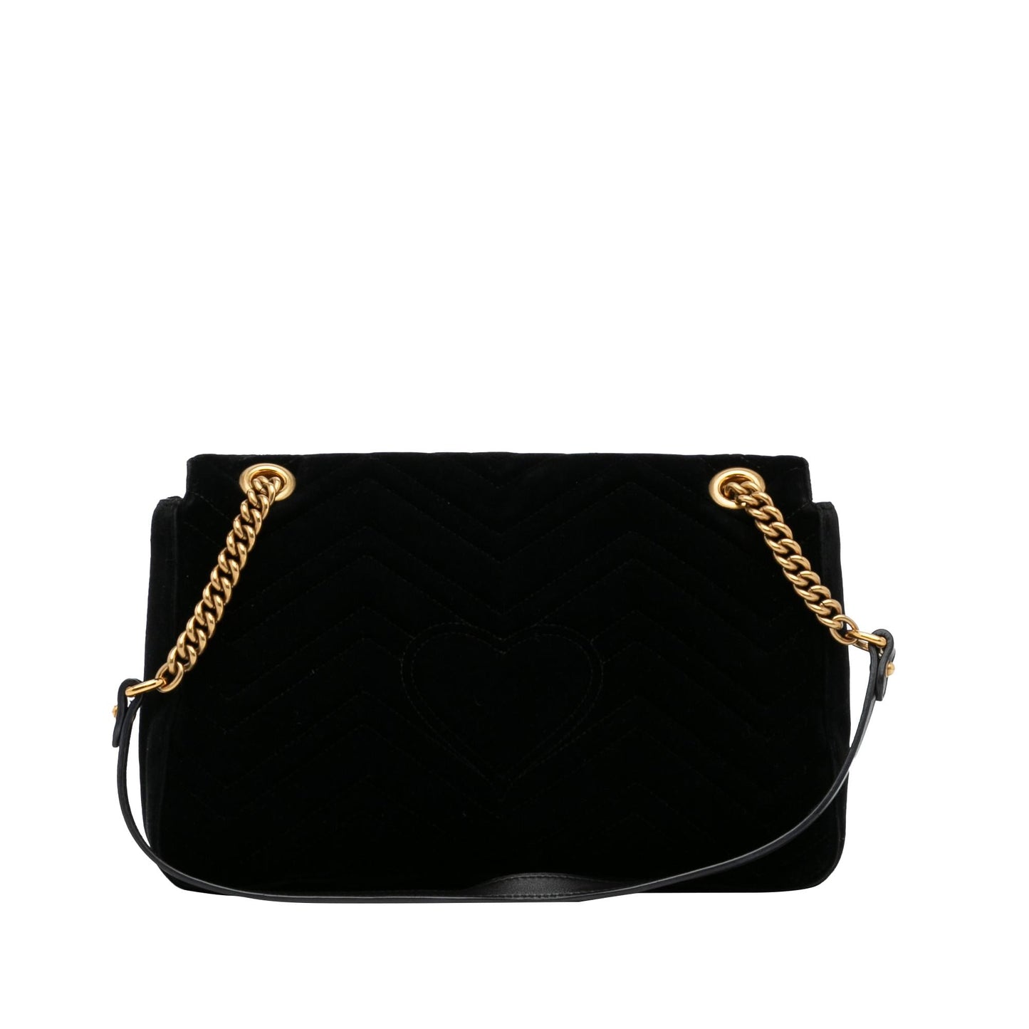 Gucci Medium GG Marmont Embroidered Matelasse Velvet Crossbody (SHG-70m7Yt)