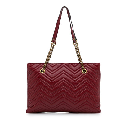 Gucci Medium GG Marmont Slim Matelasse Tote (SHG-DJstM9)