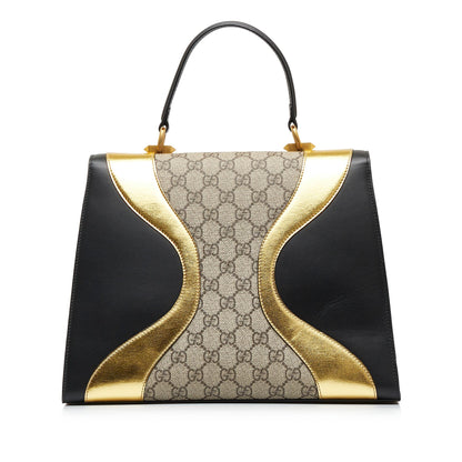 Gucci Medium GG Supreme Osiride Top Handle Bag (SHG-SiBVGy)