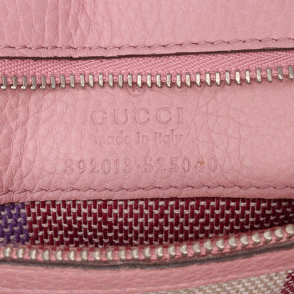 Gucci Medium Leather Bamboo Daily Satchel
