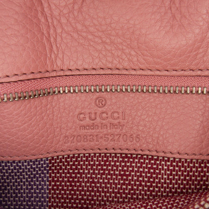 Gucci Medium Leather Bamboo Daily Satchel