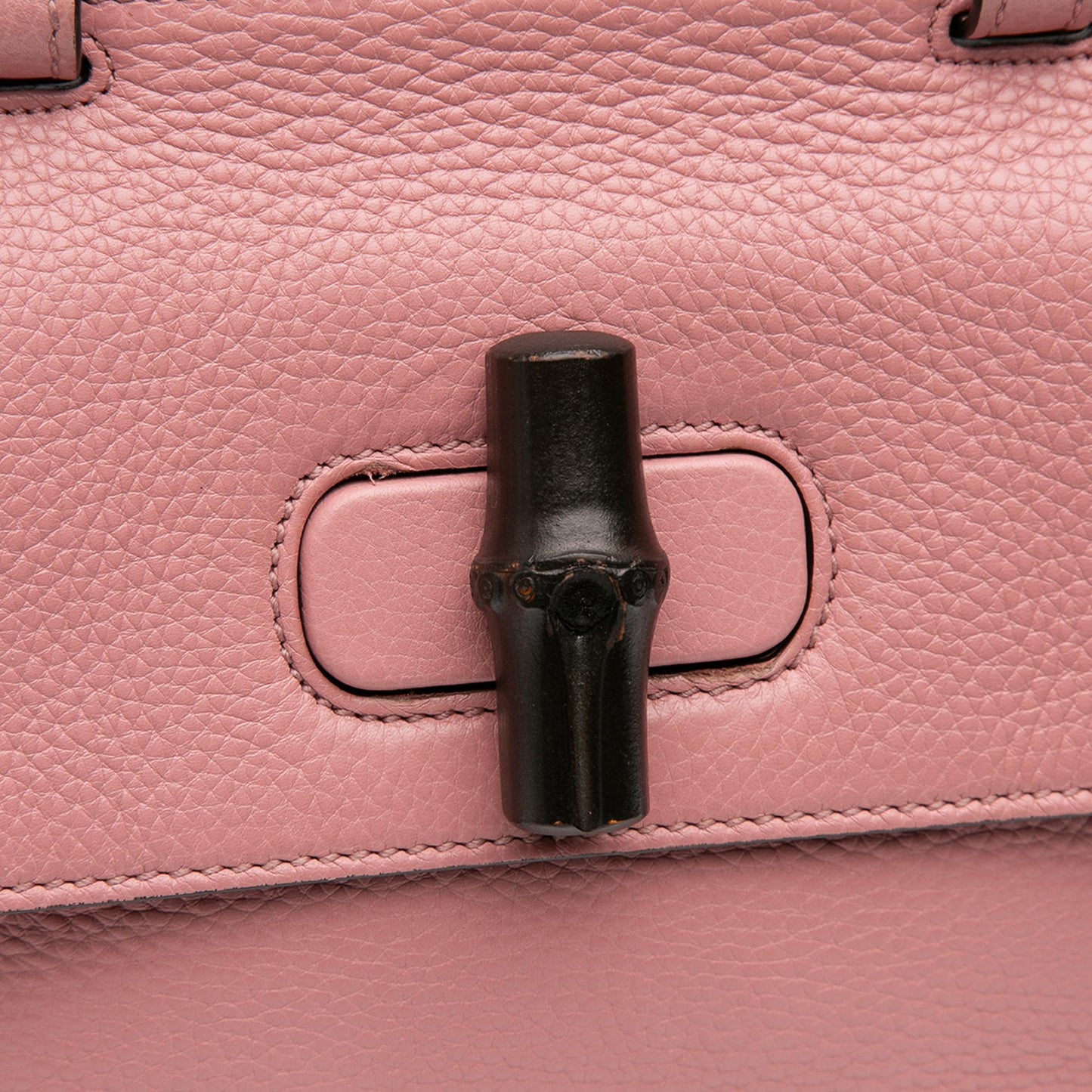 Gucci Medium Leather Bamboo Daily Satchel