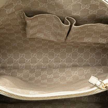 Gucci Medium Leather Bamboo Diana Tote