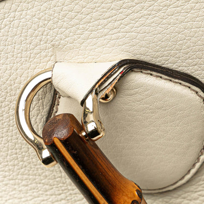 Gucci Medium Leather Bamboo Diana Tote