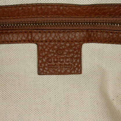 Gucci Medium Leather Ride Top Handle Bag (SHG-ZEr6xw)